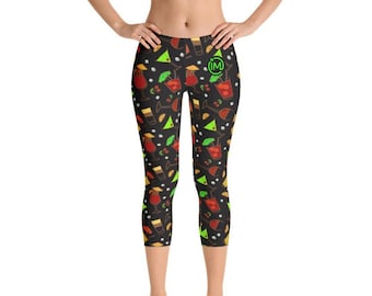 Cocktail Capri Leggings