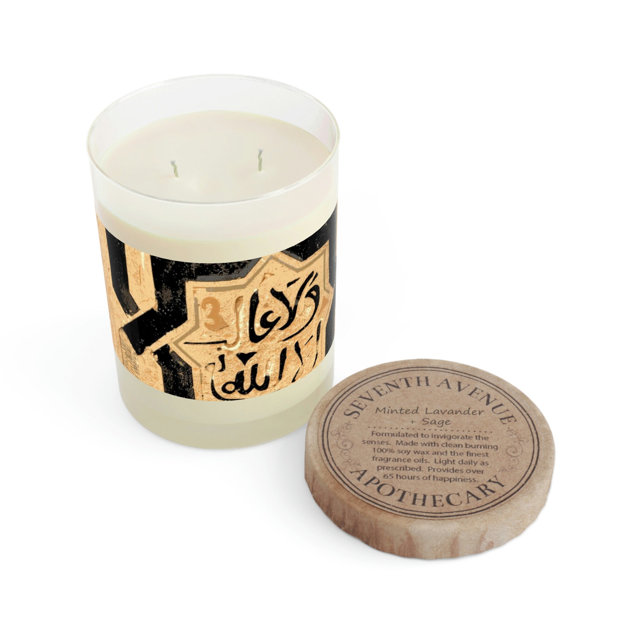 Alhambra Scented Candle Full Glass, 11oz, Minimalist Luxury Scented