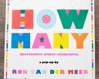 How Many di Ron Van Der Meer (RARO libro pop-up HTF)