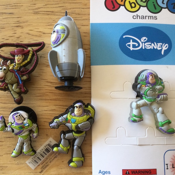 Authentic Shoe Charm - Toy Story - Woody Buzz, LED Buzz- fits crocs shoe holes