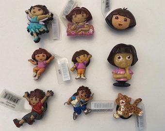 Dora the Explorer, Diego, Baby Jag - Charm Choice - Authentic Jibbitz Shoe Charm - for Croc Shoe Holes