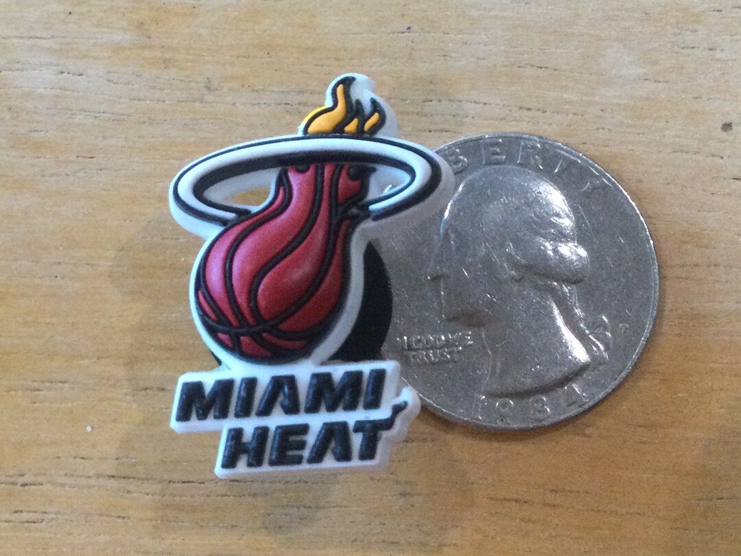 NBA Miami Heat Authentic Jibbitz Shoe Charm Rare for Croc