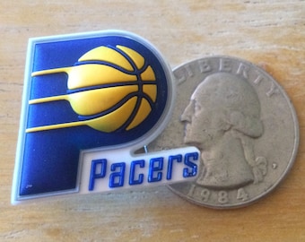 NBA Indiana Pacers - Authentic Jibbitz Shoe Charm - Rare - for Croc Shoe Holes
