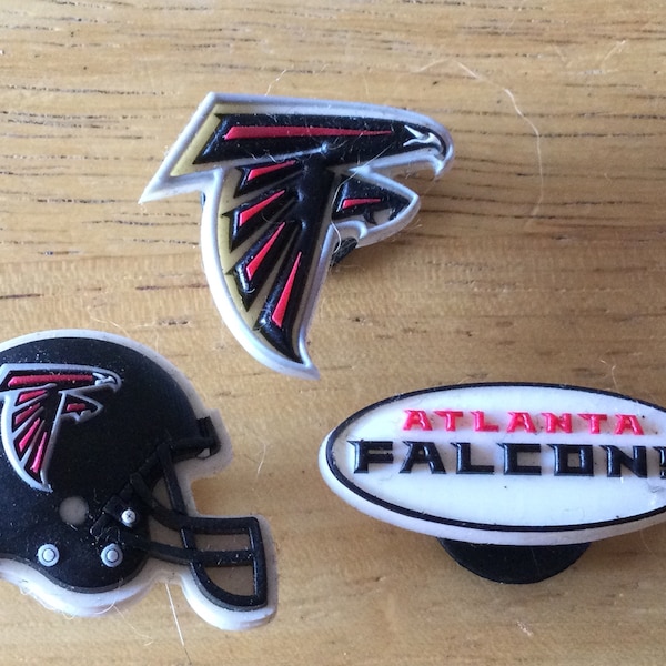 Atlanta Falcons NFL - Jibbitz - Authentic Shoe Charm - Rare - for Croc Shoe Holes