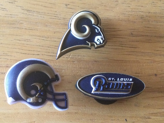 St. Louis Rams NFL Jibbitz Authentic Shoe Charm Rare for Croc Shoe