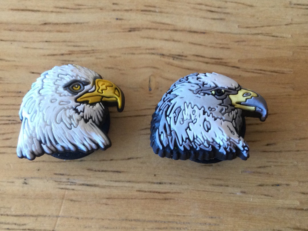 Authentic Jibbitz Shoe Charm RARE Bald Eagle Fits Croc Etsy