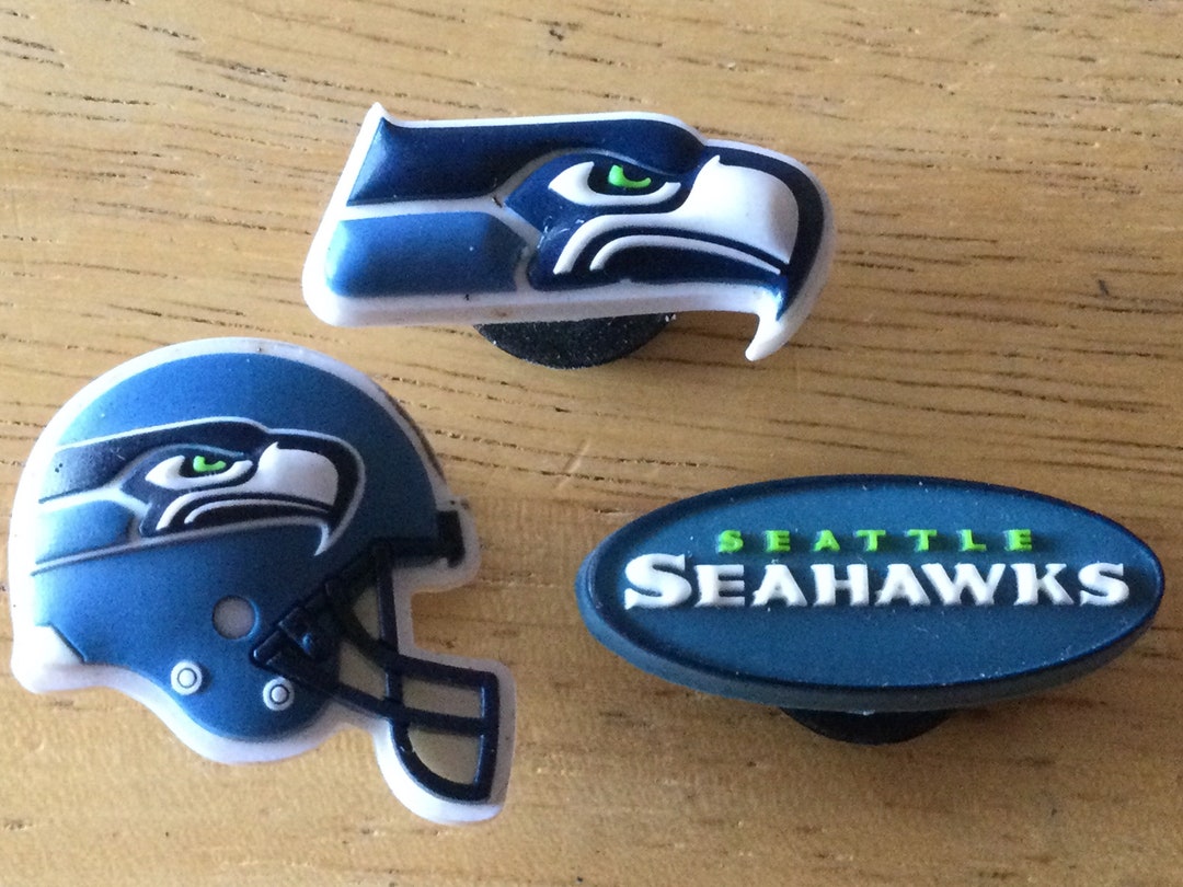 Seattle Seahawks NFL Jibbitz Authentic Shoe Charm Rare for Croc Shoe