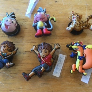 Dora the Explorer Friends Diego, Boots, Sniper - Charm Choice - Authentieke Jibbitz-schoenbedel - voor krokodillenschoenen