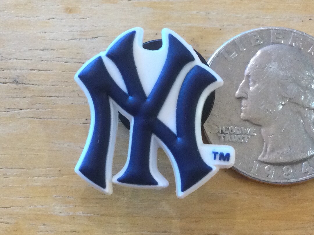 MLB New York Yankees Logo Authentic Jibbitz Shoe Charm Etsy