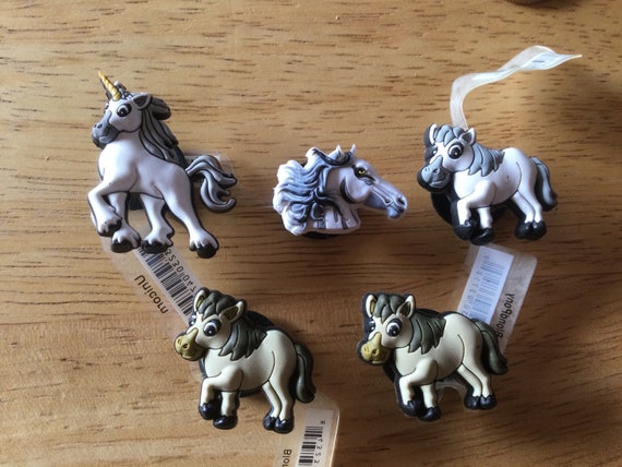 Buy Authentic Jibbitz Shoe Charm Unicorn Pony Ponies White or