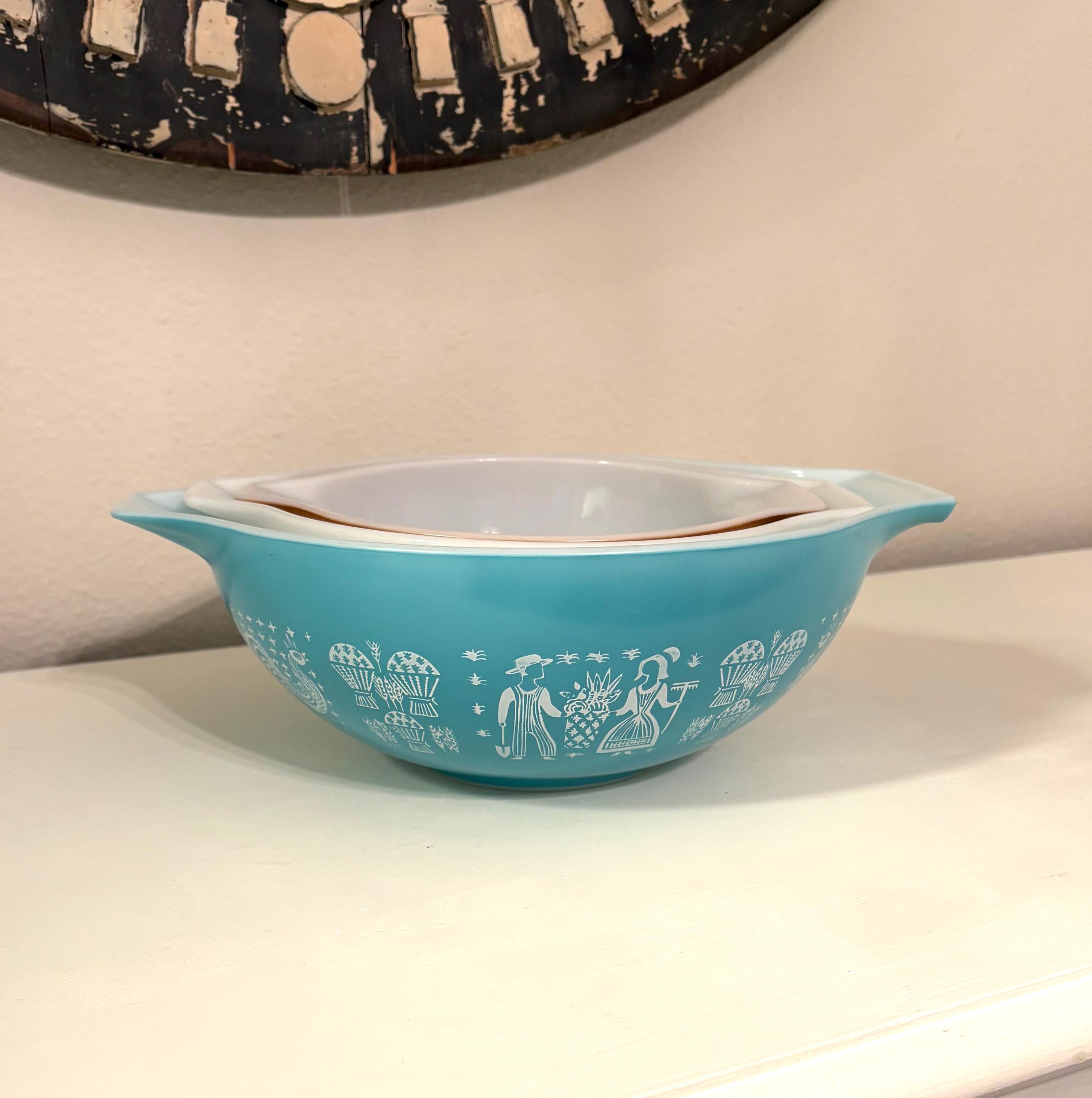 Pyrex Cinderella Mixing Bowl 4 Quart; Pyrex Butterprint - Etsy