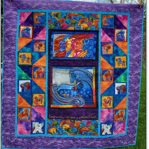 Gift for Horse Lovers, Handmade, Unique, Horse Quilt, Quilt