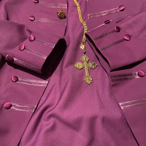 Church Purple Bishop&#39;s Frock Jacket
