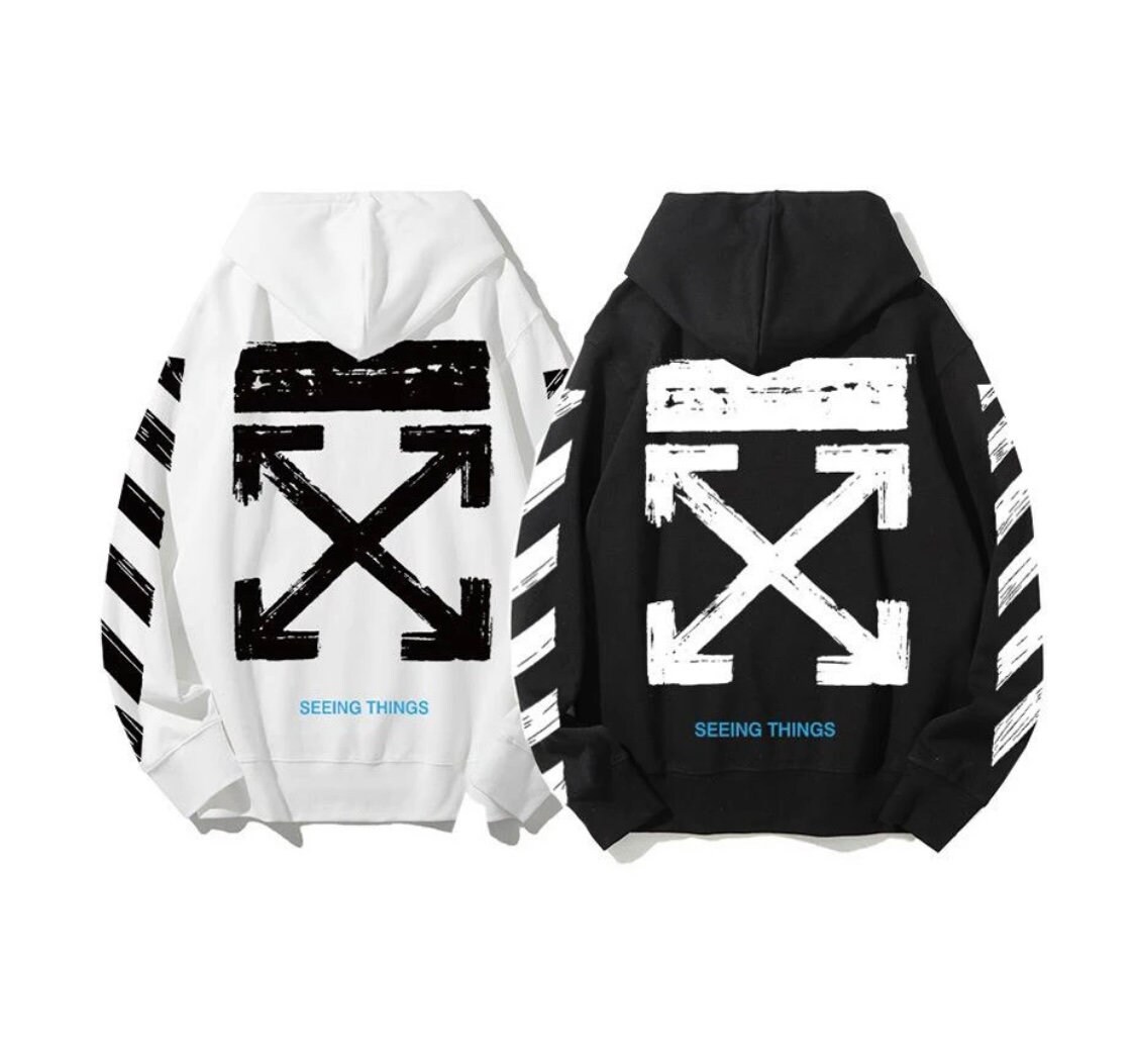 OFF WHITE Seeing Things Hoodie Black 