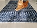 Pet-Friendly & Washable Moroccan Blue Rug / Non Slip, Easy to Clean Area Rugs For Living Room,Bedroom,Kitchen,Office. 