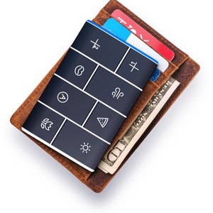 Wallet Credit Card SIZE PillBOX Carry Medications, Pills 7 day weekly Organizer pill case, mini, small holder, tiny, travel, mote, medicine