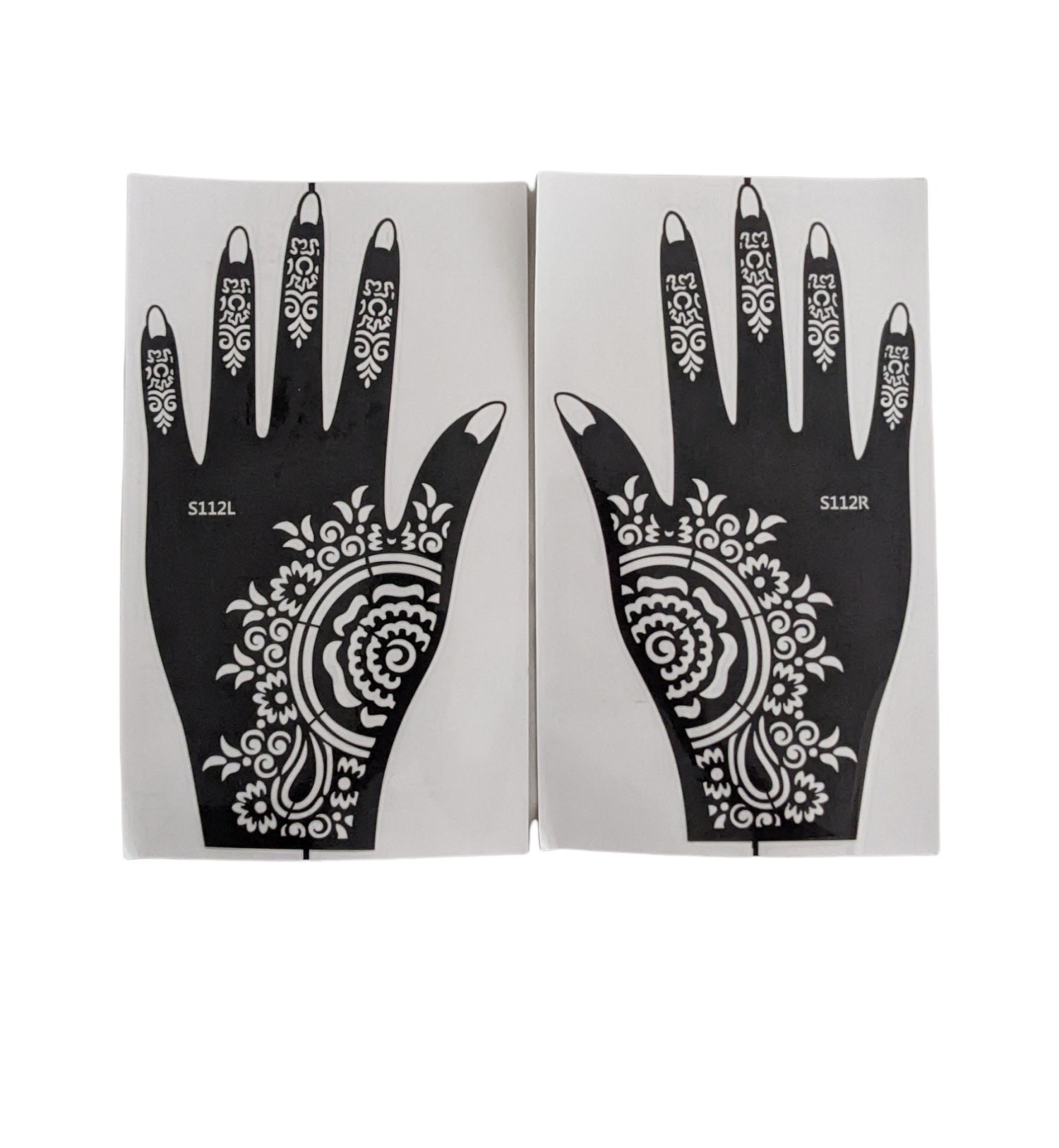Henna Stencils: Small Hand (no. 11) – Traci Bunkers : Bonkers Handmade  Originals