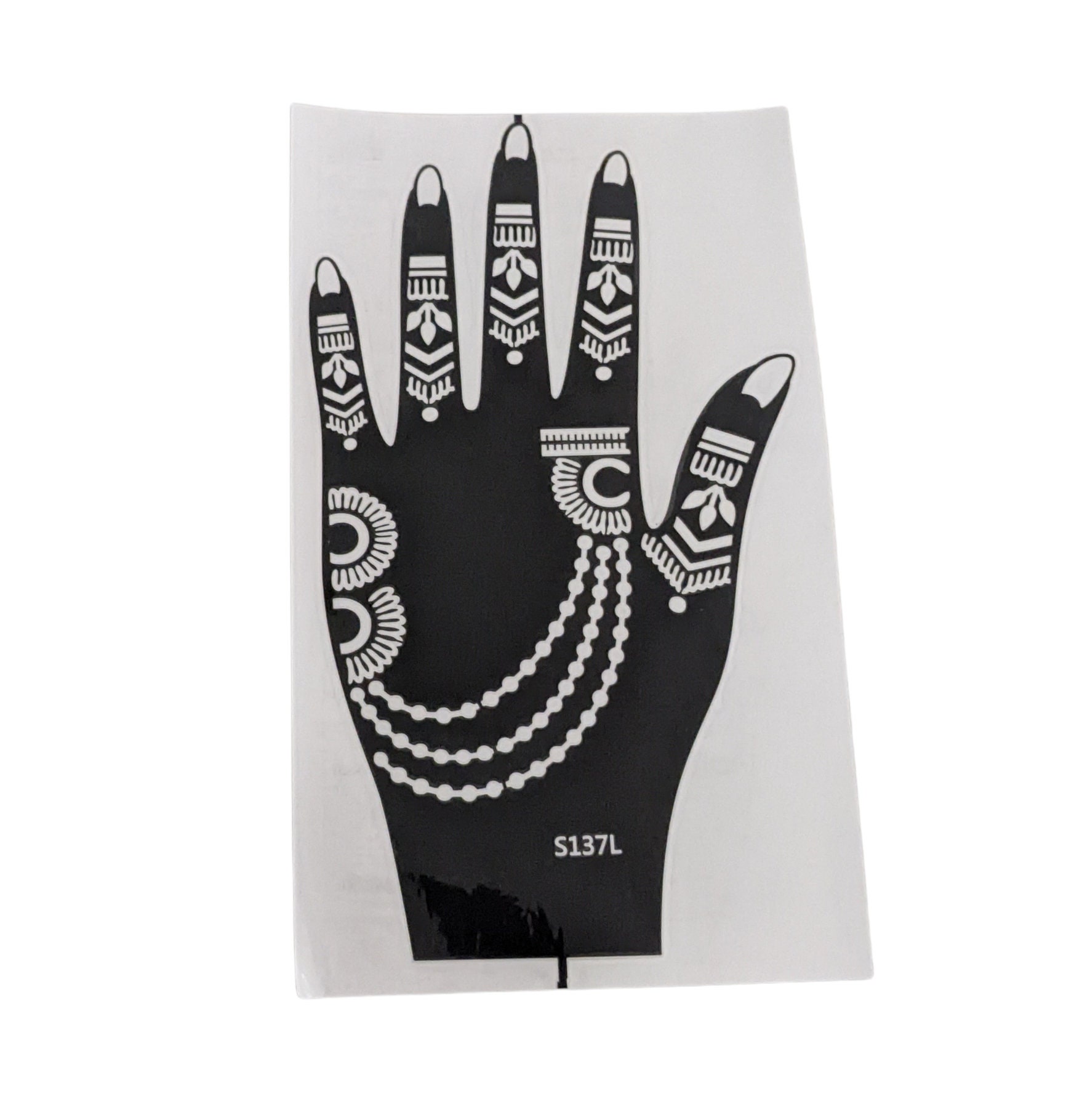 Reusable Mix and Match Henna Stencils for Hands DIY Tattoo Stencils