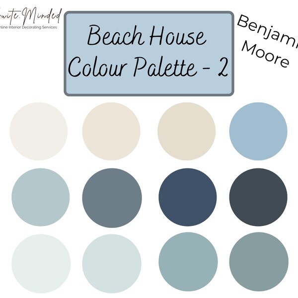 Benjamin Moore Coastal Colors Etsy
