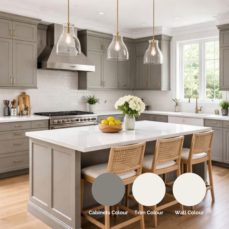 Classic Gray Benjamin Moore Whole-house Color Palette - Coordinating ...