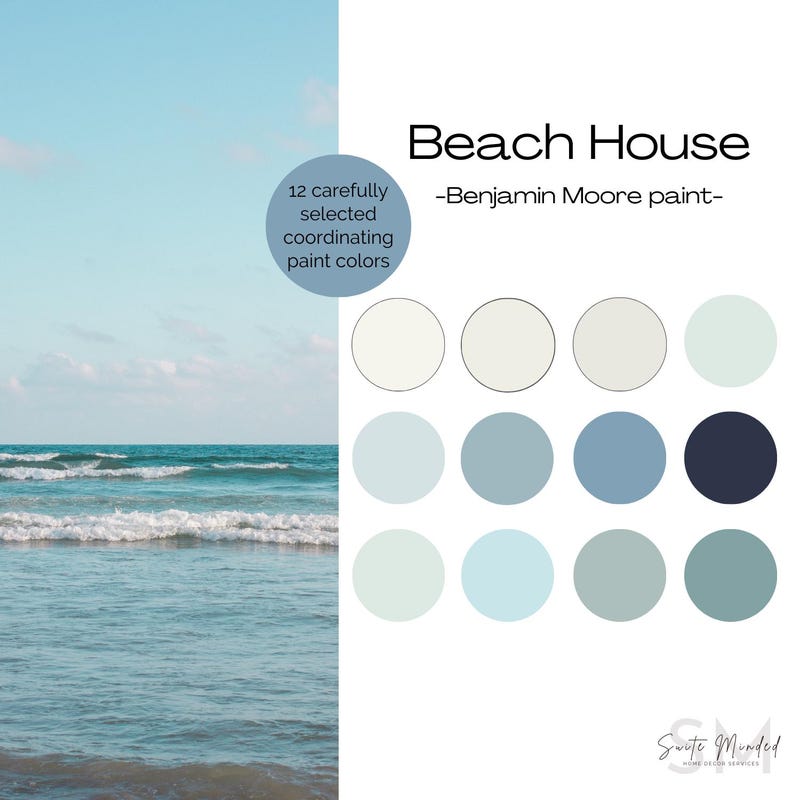 Benjamin Moore Coastal Colors - Etsy