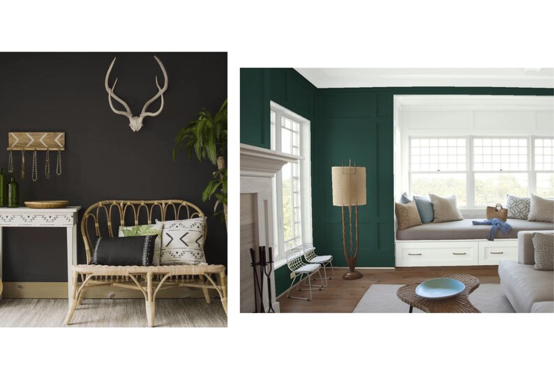 Scandinavian Colour Palette Benjamin Moore Paint Interior Etsy