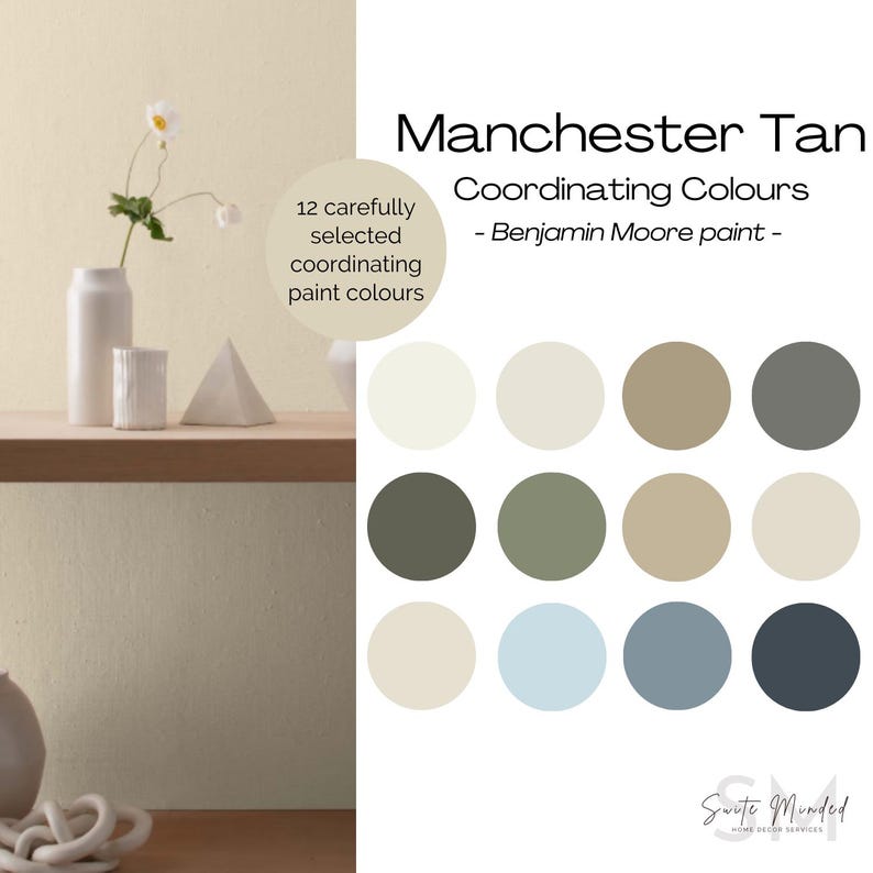 Manchester Paint Color Manchester Tan HC-81 Coordinating Paint Colours - Benjamin Moore Paint ...