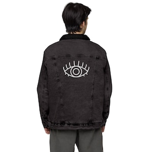 Unisex denim sherpa jacket