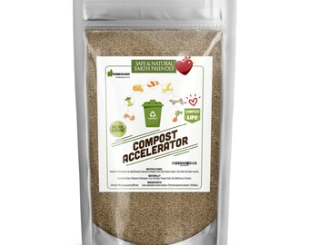 Premium Organic Bokashi Bran 2.2lbs. Compost Accelerator to Supercharge Compost and Contain Odors