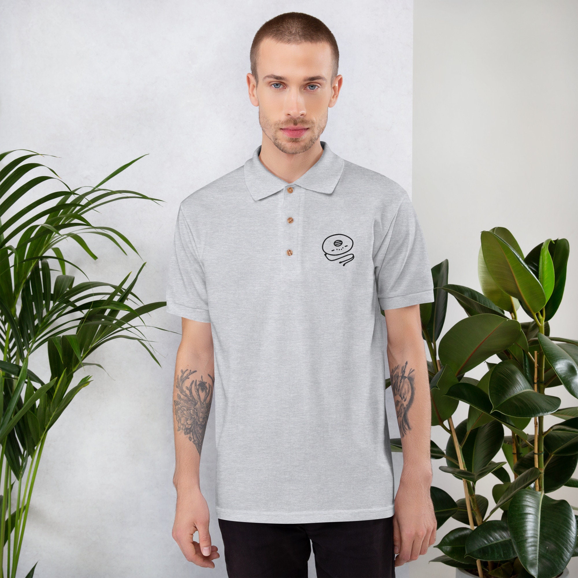 Discover music lover polo tee