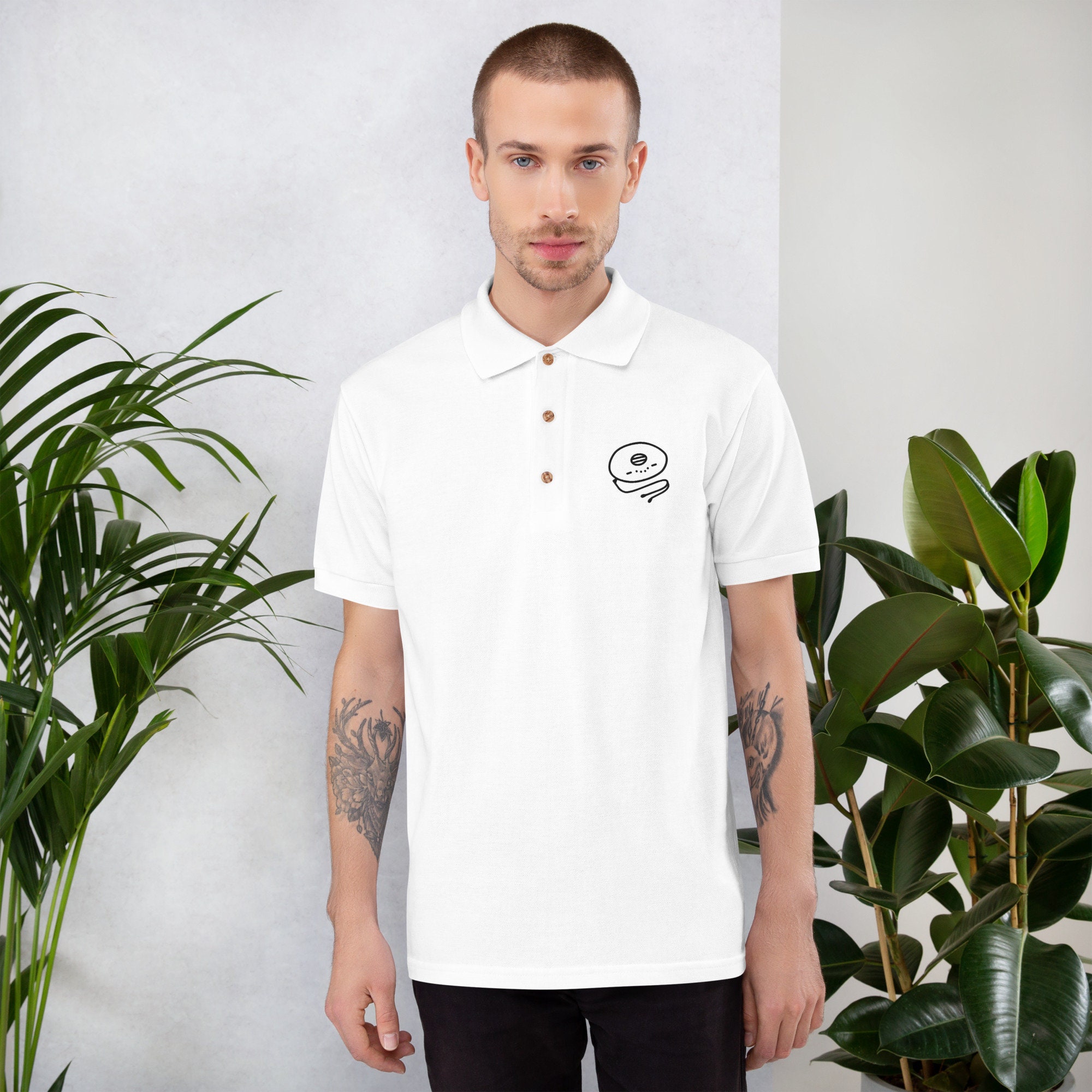 Discover music lover polo tee