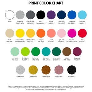 a color chart with different shades of paint