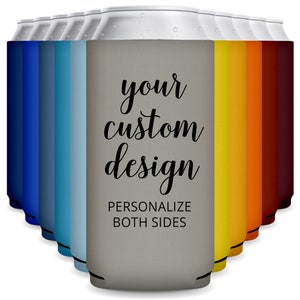 Custom Slim Can Coolers 12 oz Party Favors Wedding Favors for Guests in Bulk & Promotional Items With Design or Logo Slim Coolers Business imagen 1
