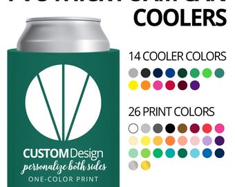 Thick Foam Can Coolers PVC Foam Custom Coolers Party Favors Wedding Favors With Design or Logo for Marketing Small Business Promotional Item