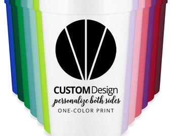 Custom Party Cups Personalized Party Favors Wedding Favors for Guests in Bulk Promotional Items Design or Logo for Marketing Small Business