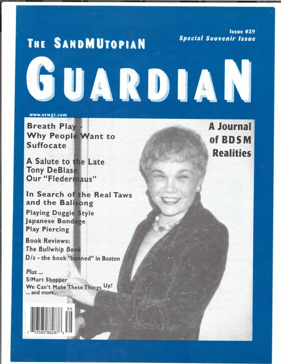 The Last Guardian -- Issue 39  1996 the BDSM Community on the brink of the Internet Age