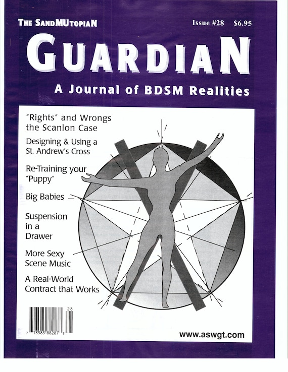 SandMUtopian Guardian Issue 28  Scanlon Continued  Big Babies  Building the St Andrew Cross   Single tail training for accuracy