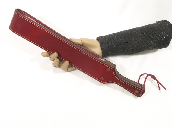 Heavy BDSM Punishment Strap ... Limber as a strap, accurate as a paddle