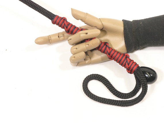 BDSM Human Scale " Buggy Whip"   Nylon lash -  Replacable Tips