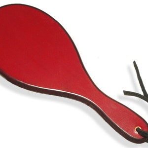 Classic 12 Inch 3 Layers Thick Leather Paddle Choice of Stitching Color 