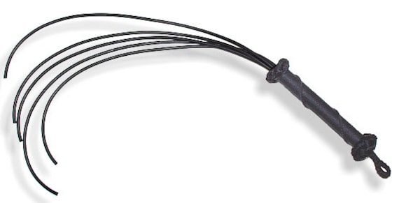 Rubber Cat - 5 Round Neoprene  tresses in our Signature French whipped Handle
