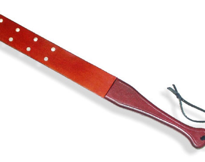 Prison Strap Leather Spanking Paddle Thick Leather Strap BDSM Paddle ...
