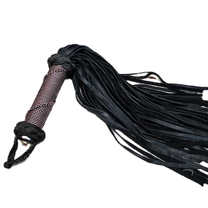 Deerskin Leather Flogger: Handcrafted Sensual Thumper