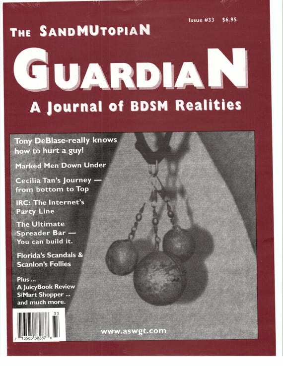 SandMutopian Guardian Issue 33  "Slavery" in the Scene  Male Genotorture   Fun Tricks With Chopsticks