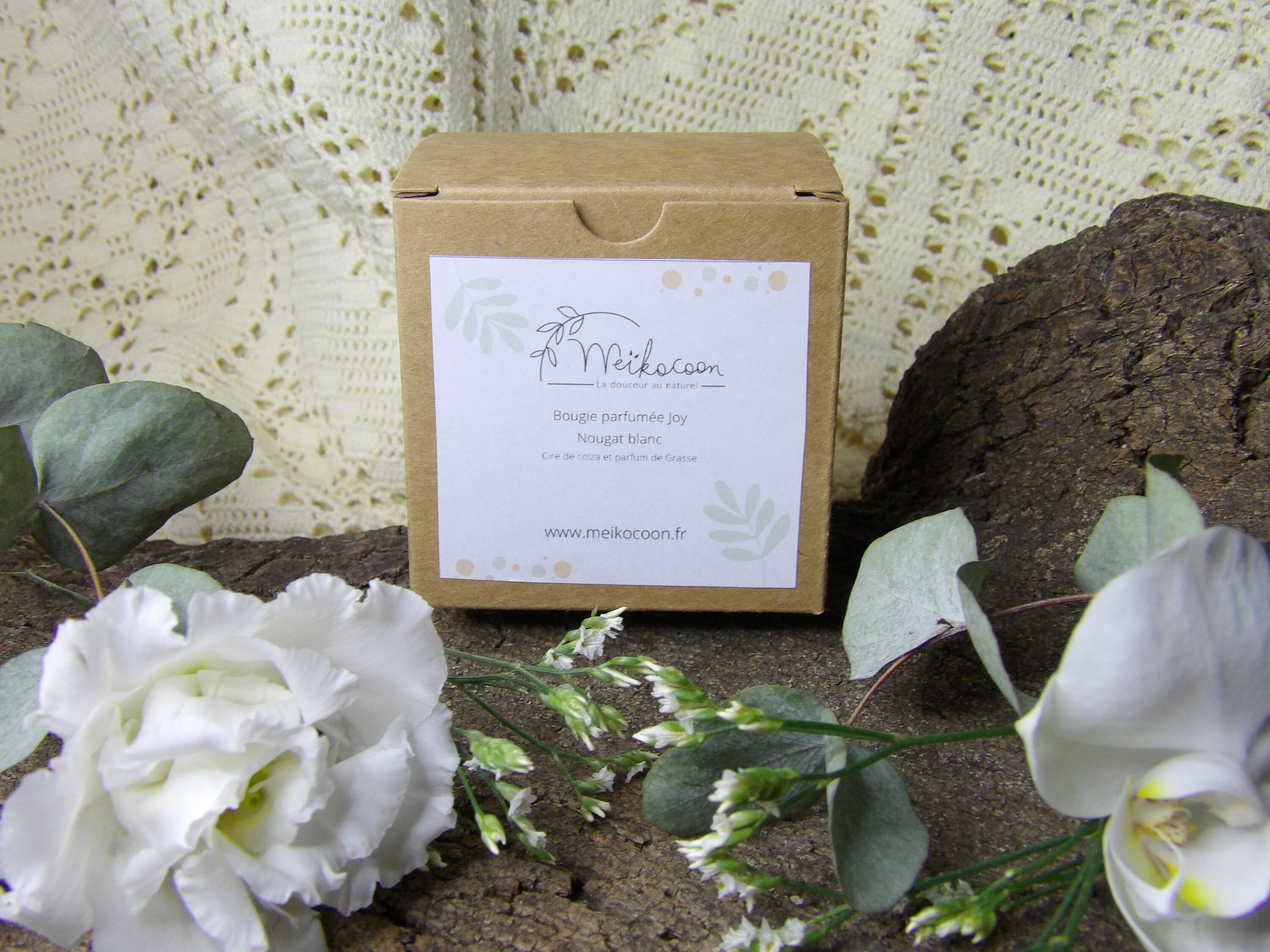 Bougie Parfumée Nougat Blanc