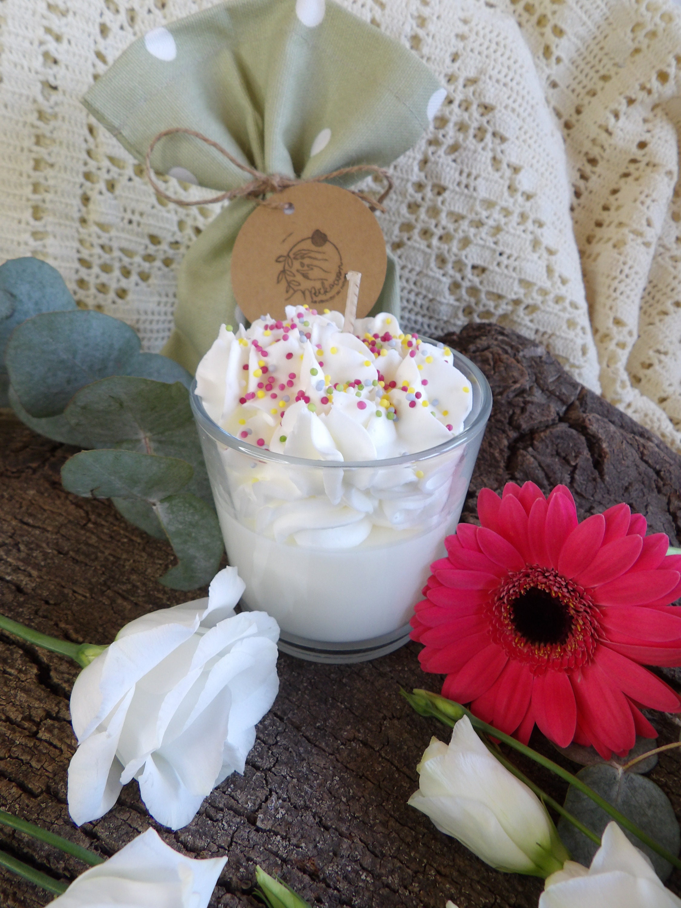 Bougie Chantilly Arlequin