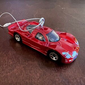 Hot Wheels Nissan R390 GT1 RED Christmas tree ornament