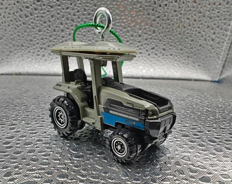 Matchbox Monarch EV Tractor Farm Equipment Gray Diecast Ornament