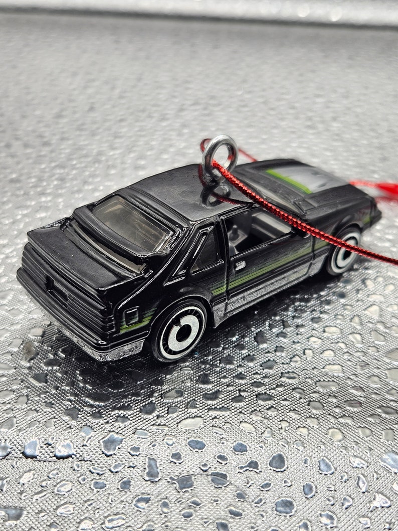 Hot Wheels 1984 Ford Mustang SVO Purple, Silver or Black Christmas tree ornament image 6