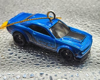 Hot Wheels '18 Dodge Challenger SRT Demon Nero Con Ruote Customizzate (wheel Swap) - 1:64